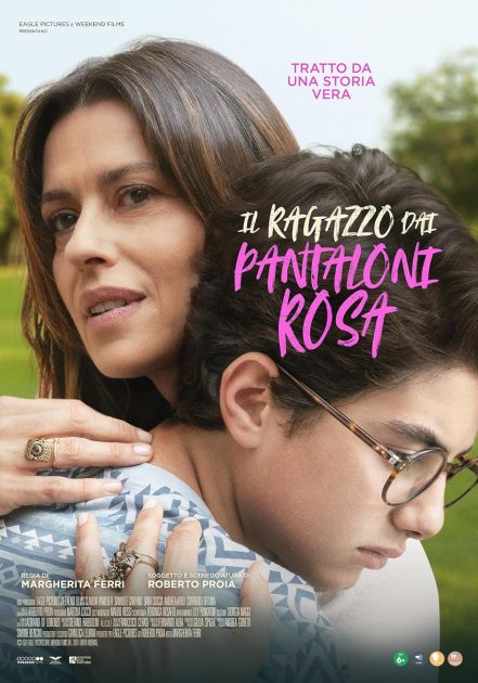 Affiche du film Il Ragazzo dai Pantaloni Rosa avec les acteurs Claudia Pandolfi, Andrea Arru